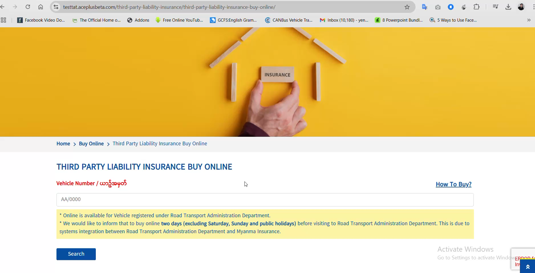 Payment Gateway — Insurance Buy Online